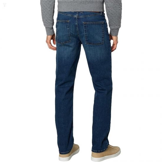 L.L.Bean BeanFlex Jeans Slim Straight Mid Blue ID-EzfaF0RL