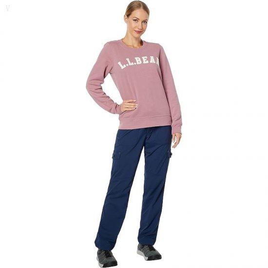 L.L.Bean Vista Camp Pants Fleece-Lined Nautical Navy ID-gaHSHU2R
