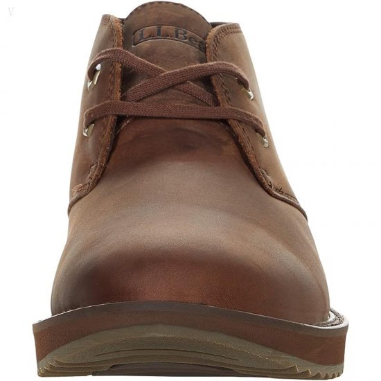 L.L.Bean Stonington Chukka Boot Leather Deepest Brown ID-99j6VpS4
