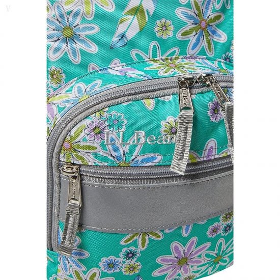 L.L.Bean Kids Junior Backpack Print Clear Emerald Lazy Daisy ID-JqqgKVaJ