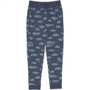 L.L.Bean Athleisure Joggers Print (Big Kids) Vintage Indigo Clouds ID-WxDGbwNC
