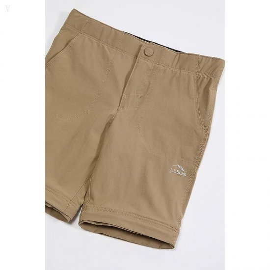 L.L.Bean Cresta Hiking Zip Off Pants (Little Kids) Dark Driftwood ID-fZRvFhkZ