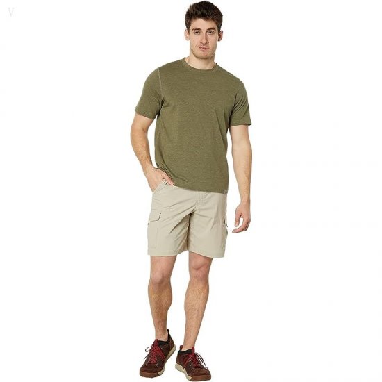 L.L.Bean Insect Shield Field Tee Short Sleeve Regular Kelp Green ID-fItjKYPW