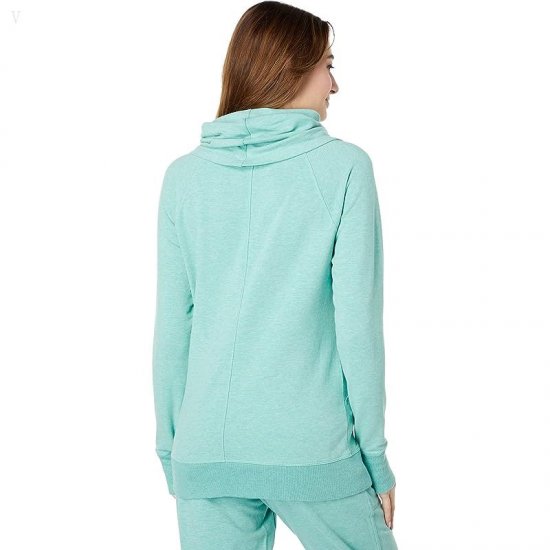L.L.Bean Bean\'s Cozy Pullover Ocean Teal Heather ID-ugt6WpXz