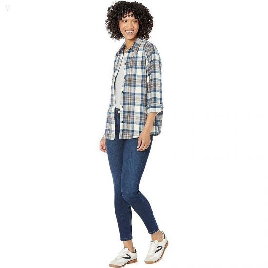 L.L.Bean Scotch Plaid Shirt Indigo Tartan ID-y3h8fsyL