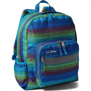 L.L.Bean Kids Original Backpack Print Cerulean Blue Dots ID-oHXfCPiE