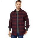 L.L.Bean Chamois Shirt Plaid Regular Red Wine ID-0svJOIOm
