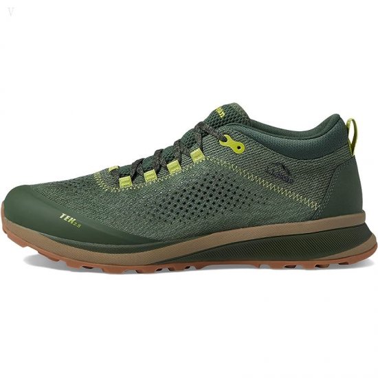 L.L.Bean Elevation Trail Runner Water Resistant Forest Shade/Dark Citron ID-7nQoCIbL