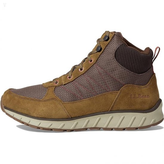 L.L.Bean Snow Sneaker 5 Boot Mid Water Resistant Insulated Lace-Up Dark Cocoa/Dark Earth ID-05SeLsB4