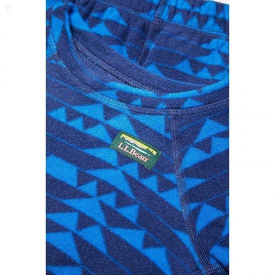 L.L.Bean Fitness Fleece Long Sleeve Tee/Pants Set Print (Infant) Deep Sapphire/Mountain Print ID-Mj6ha4oH