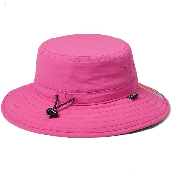 L.L.Bean Sun Shade Bucket Hat (Little Kids/Big Kids) Wild Rose ID-hiO0Mre7