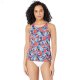 L.L.Bean BeanSport High-Neck Tankini Print Rustic Blue Vintage Floral ID-6nUBrOtj L.L.Bean BeanSport High-Neck Tankini Print Rustic Blue Vintage Floral ID-6nUBrOtj