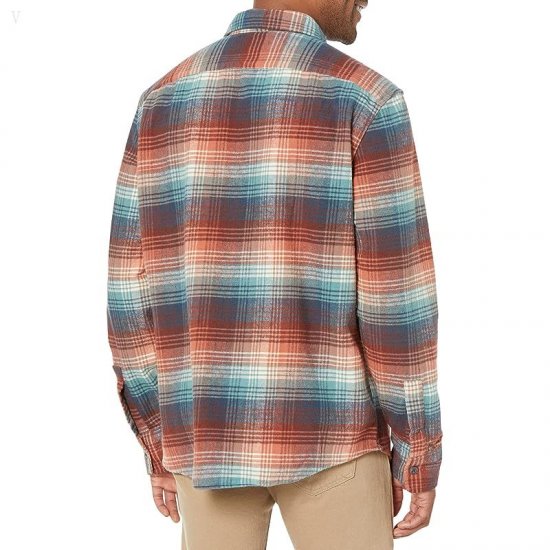 L.L.Bean Signature Chamois Print Mariner Blue Plaid ID-dH4E9oiH