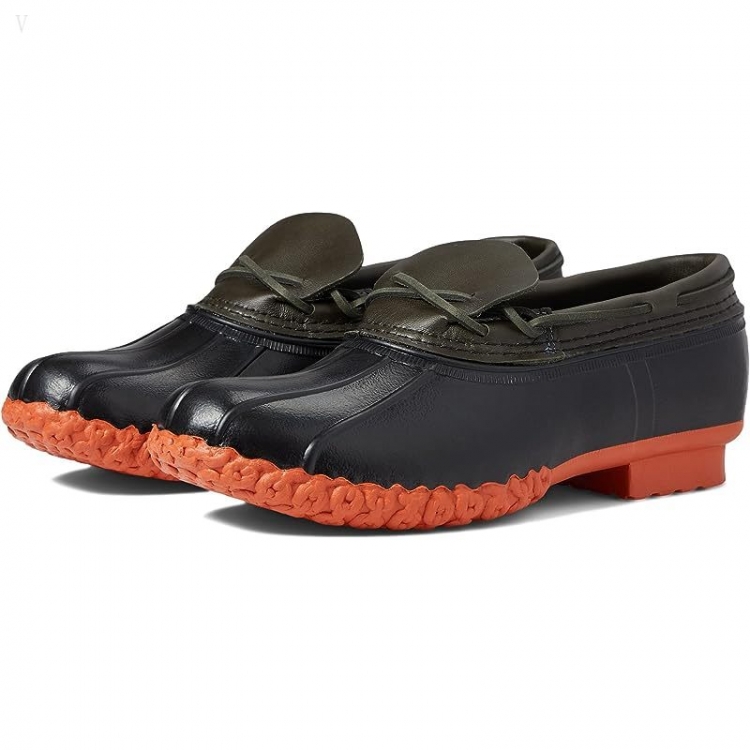L.L.Bean Bean Boots Rubber Moc Basil/Black/Sail Orange ID-iCP1lsfu - Click Image to Close