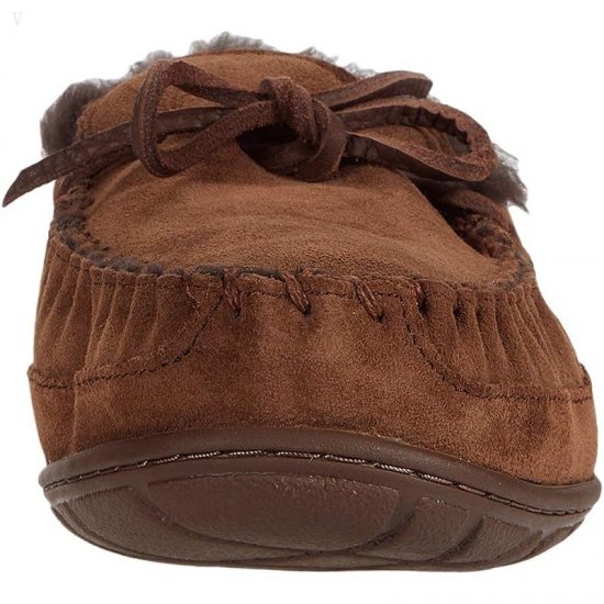 L.L.Bean Wicked Good Moccasins Chocolate Brown ID-GtdJ5QGH