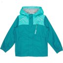 L.L.Bean Trail Model Rain Jacket Color-Block (Little Kids) Classic Teal Blue ID-bgyE4pAO