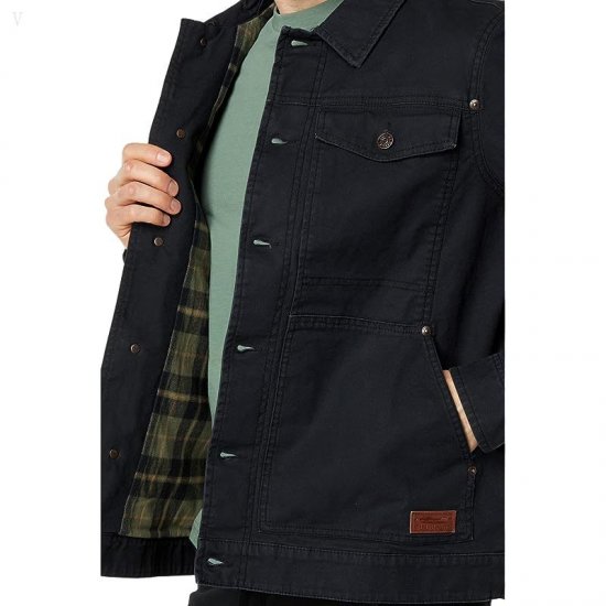 L.L.Bean BeanFlex Utility Trucker Jacket Regular Black ID-dthVhtB3