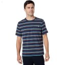 L.L.Bean Explorer Slub Tee Short Sleeve Stripe Carbon Navy Stripe ID-tQInkvBQ