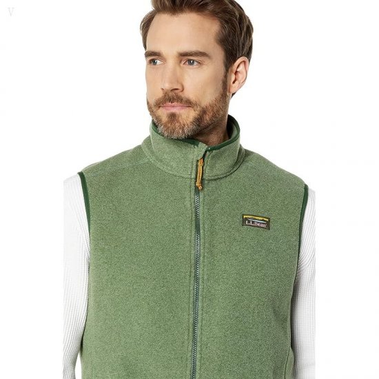 L.L.Bean Mountain Classic Fleece Vest Tall Rain Forest ID-QGpQdKf9