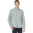 L.L.Bean Comfort Stretch Chambray Shirt Long Sleeve Traditional Fit Plaid Light Everglade ID-qNbmPAuw