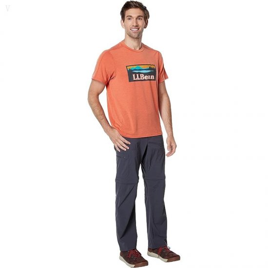 L.L.Bean Cresta Hiking Zip Off Pants Alloy Gray ID-uzPTm2Fj