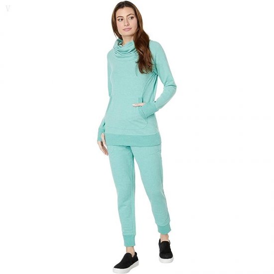 L.L.Bean Bean\'s Cozy Pullover Ocean Teal Heather ID-ugt6WpXz