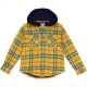L.L.Bean Fleece Lined Flannel Shirt Hooded Plaid (Big Kids) Field Gold ID-gZcam2Sd L.L.Bean Fleece Lined Flannel Shirt Hooded Plaid (Big Kids) Field Gold ID-gZcam2Sd