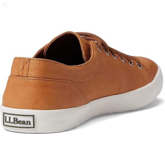 L.L.Bean Mountainville Shoe Lace Leather Light Coffee ID-uv5oBWtw