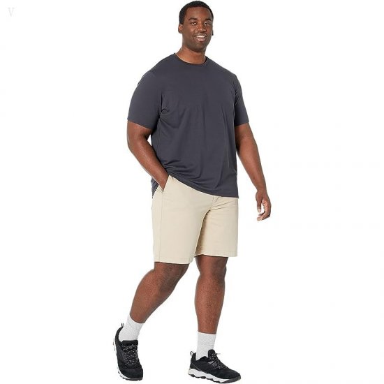 L.L.Bean Lakewashed Stretch Khaki Standard Fit Shorts Khaki ID-9PlxguZQ