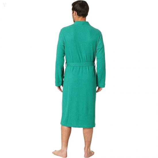 L.L.Bean Comfort Waffle Robe Regular Rustic Green Heather ID-tUJYhuCP