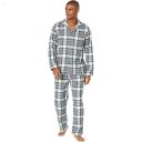 L.L.Bean Scotch Plaid Flannel Pajamas Regular Indigo Tartan ID-q9Z7rg4w