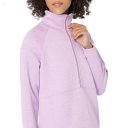 L.L.Bean FlexForward Quilted 1/2 Zip Pullover Lilac Heather ID-XPHy3jgi