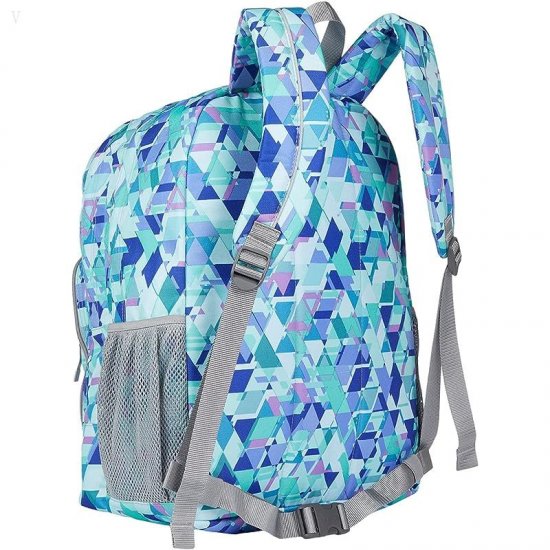 L.L.Bean Kids Deluxe Backpack Print Fresh Mint Prism ID-OhANkVQQ