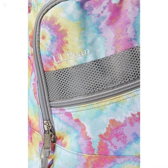 L.L.Bean Kids Deluxe Backpack Print Multi Tie-Dye Print ID-9SVtzWgV