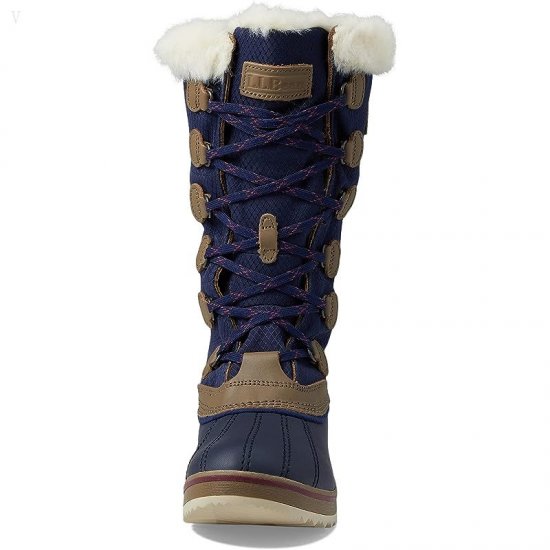 L.L.Bean Rangeley Pac Boot Tall Water Resistant Insulated Bright Navy/Taupe ID-bbkOdALp