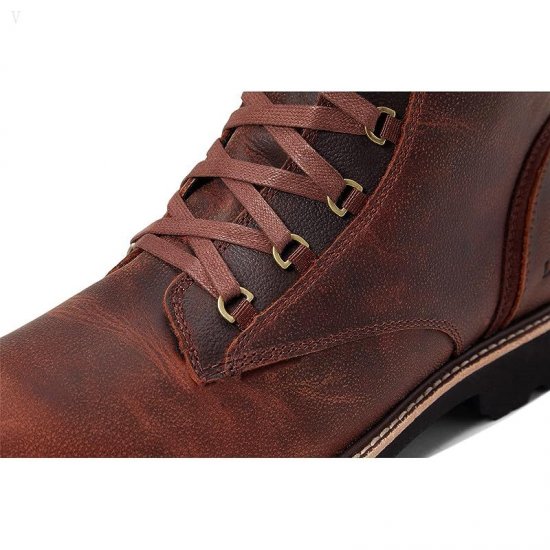L.L.Bean Rugged Cozy Boot Lace-Up Russet Brown ID-bYEOQJ7P