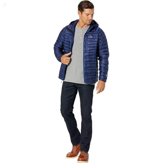 L.L.Bean Ultralight 850 Down Sweater Hooded Jacket Night ID-KSE6A9WK