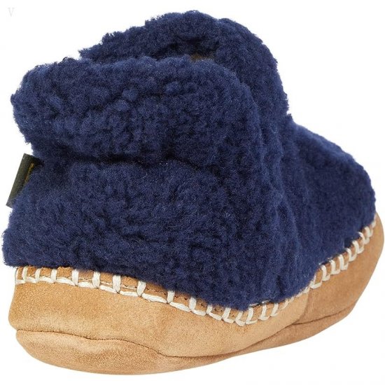 L.L.Bean Cozy Slipper Bootie (Toddler/Little Kid/Big Kid) Bright Navy ID-1udMAYpA