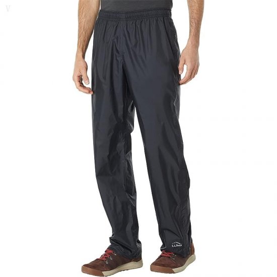 L.L.Bean Trail Model Rain Pants Black ID-gLYJmg1E