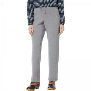 L.L.Bean 1912 Straight Leg Sweatpants Gray Heather ID-ihMGEPgs