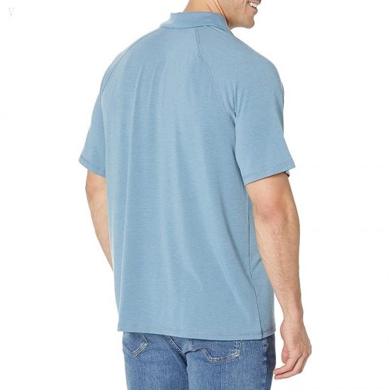 L.L.Bean Everyday SunSmart Polo Short Sleeve - Tall Bayside Blue ID-2unTfWy6