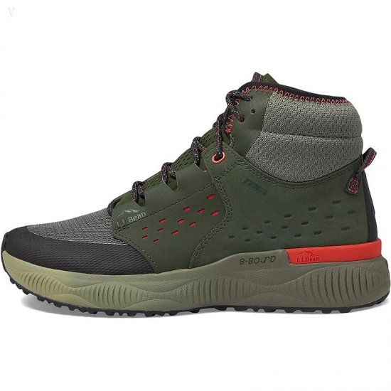 L.L.Bean Dirigo Trail Sneaker Boot Water Resistant Forest Shade/Dusty Olive ID-YOvsB2I6