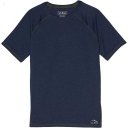 L.L.Bean Trail Tee Short Sleeve (Big Kids) Carbon Navy ID-3eyzgzy8