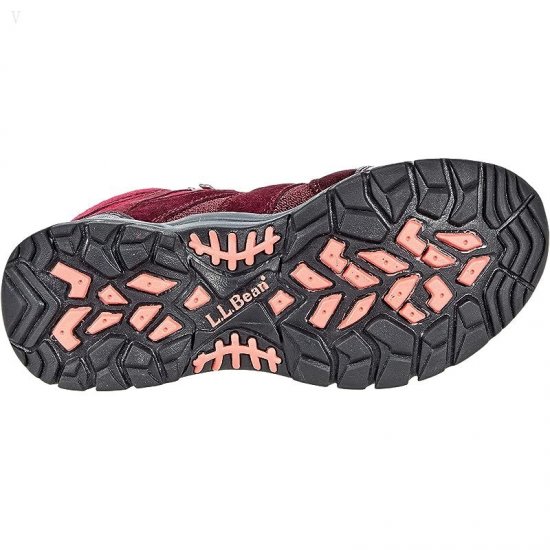L.L.Bean Trail Model Hiker Water Resistant (Toddler/Little Kid/Big Kid) Black Cherry ID-D1JRVY1u