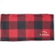 L.L.Bean Fleece Lined Neck Gator Print Classic Red Buffalo ID-dKQ653Om