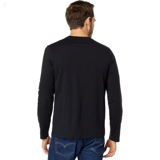 L.L.Bean L.L.Bean x Peanuts Long Sleeve T-Shirt Winter Fun Ink Black ID-63HEK0e2