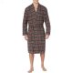 L.L.Bean Scotch Plaid Flannel Robe - Tall Grey Stewart ID-79pIOpLk