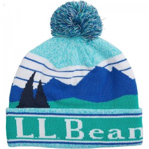 L.L.Bean Kid??s Pom Hat Ocean Jade ID-9eL6rjdE