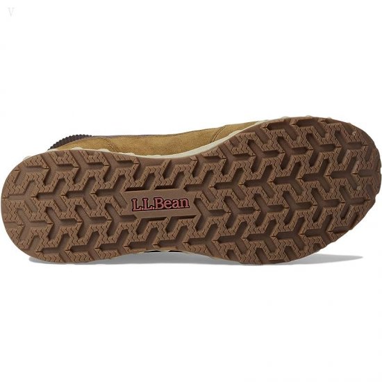 L.L.Bean Snow Sneaker 5 Boot Mid Water Resistant Insulated Lace-Up Dark Cocoa/Dark Earth ID-05SeLsB4