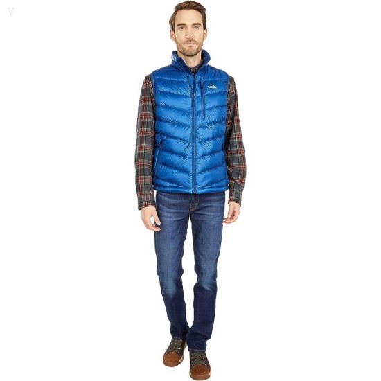 L.L.Bean Ultralight 850 Down Vest Ocean Blue ID-Z1UNylkP